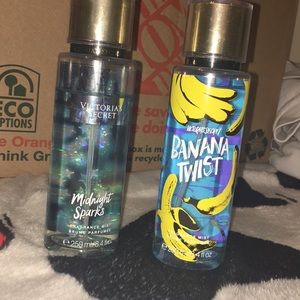 two VICTORIA SECRET body sprays